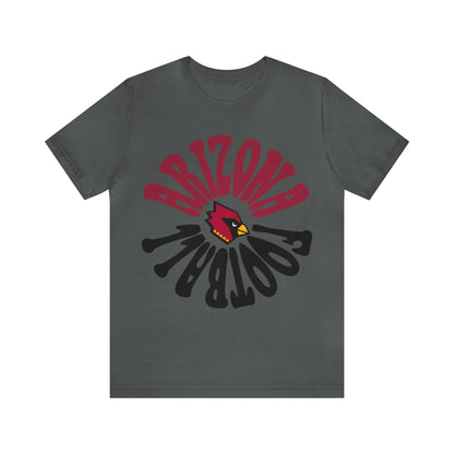 Hippy Retro Arizona Short Sleeve T-Shirt - Vintage Style Football Tee - Men's & Women's Retro Apparel - Design 2