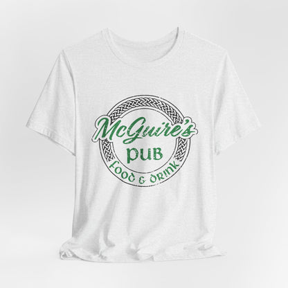 Men's Unisex Logo Pub Ringer Tee —McGuire's Logo