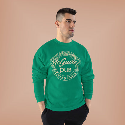 McGuire's Pub Logo Sweatshirt — Irish Pub St. Patrick's Day Crewneck