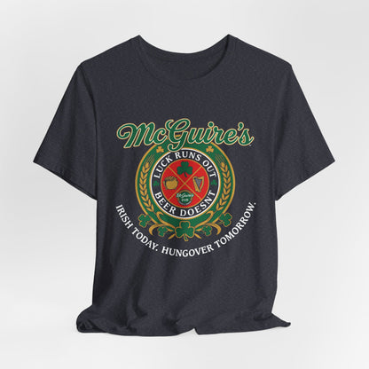 Men's Unisex McGuire's Vintage Shamrock Softstyle Tee T-Shirt