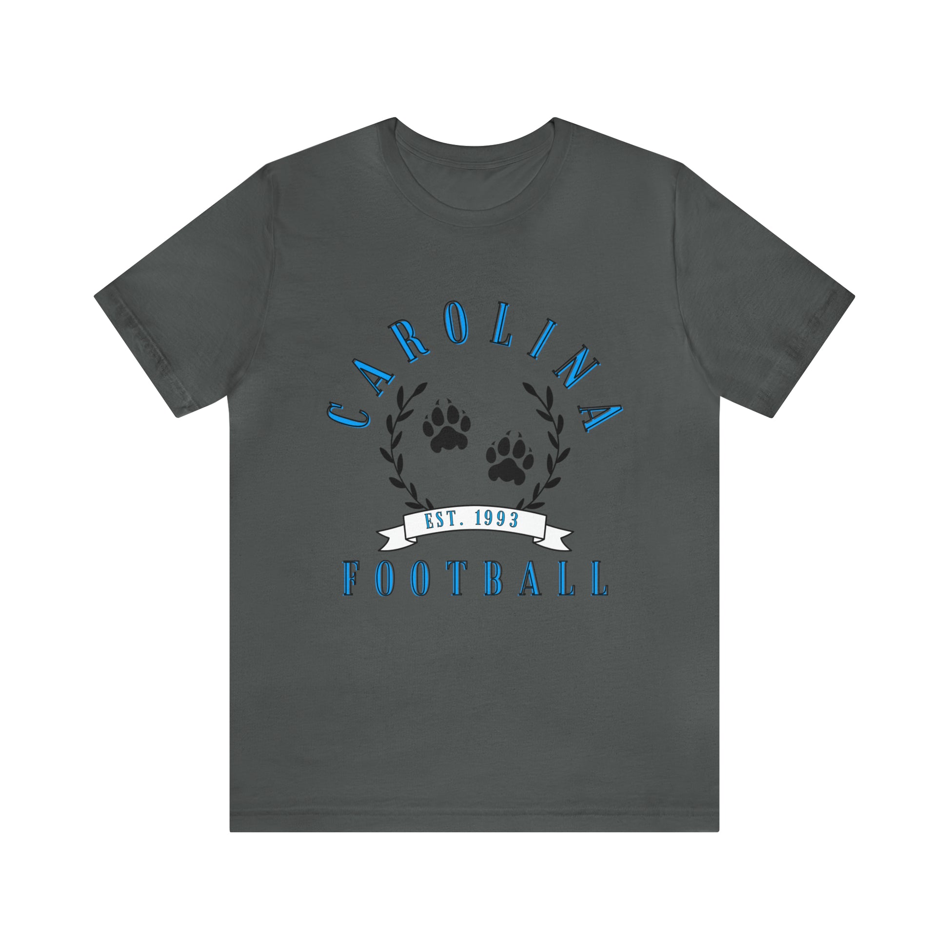 Vintage Carolina Panthers Short Sleeve T-Shirt - Retro NFL Apparel - Vintage Men's and Women's - Design 3