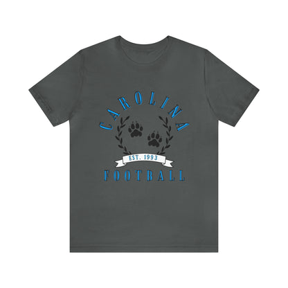 Vintage Carolina Panthers Short Sleeve T-Shirt - Retro NFL Apparel - Vintage Men's and Women's - Design 3