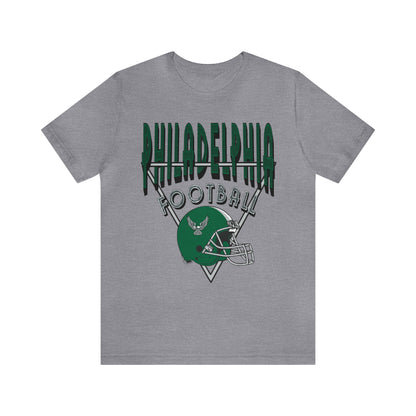 Throwback Vintage Philadelphia Eagles Tee - 90's Short Sleeve T-Shirt - NFL Football Men's & Women's Apparel - Design 3