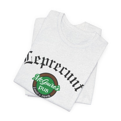 Men's Unisex McGuire's Vintage Shamrock T-Shirt - Leprecunt Logo