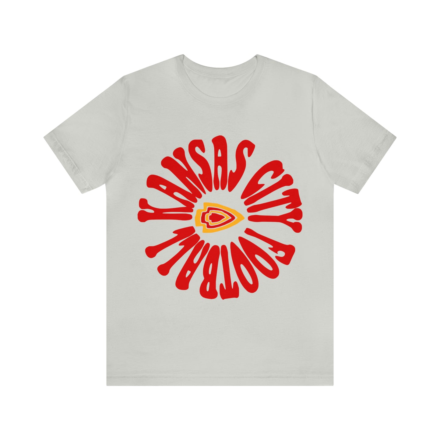 Vintage Kansas City Chiefs T-Shirt - NFL Football Short Sleeve Tee - Travis Kelce & Patrick Mahomes Oversized T-Shirt - Design 2