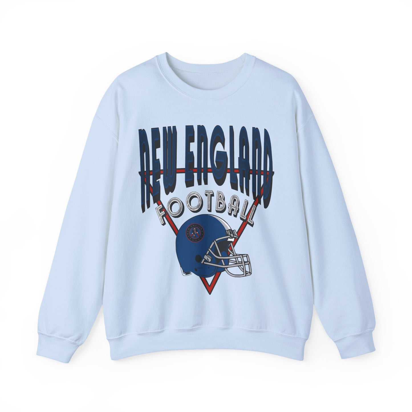 Vintage New England Patriots Sweatshirt - Vintage Style Football Crewneck - Men's & Women's Football Apparel - Design 1