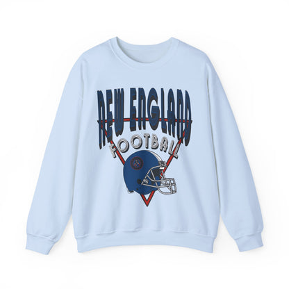 Vintage New England Patriots Sweatshirt - Vintage Style Football Crewneck - Men's & Women's Football Apparel - Design 1
