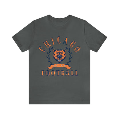 Vintage Chicago Bears Short Sleeve T-Shirt - Throwback NFL Football Men's & Women's Oversized Tee - Design 3