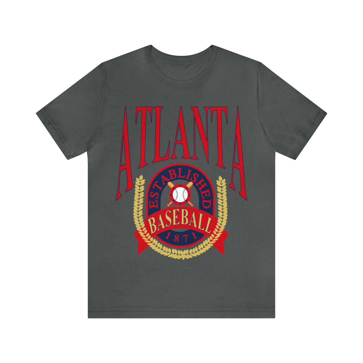 90's Atlanta Baseball Soft T-Shirt - Retro Unisex Short Sleeve Tee