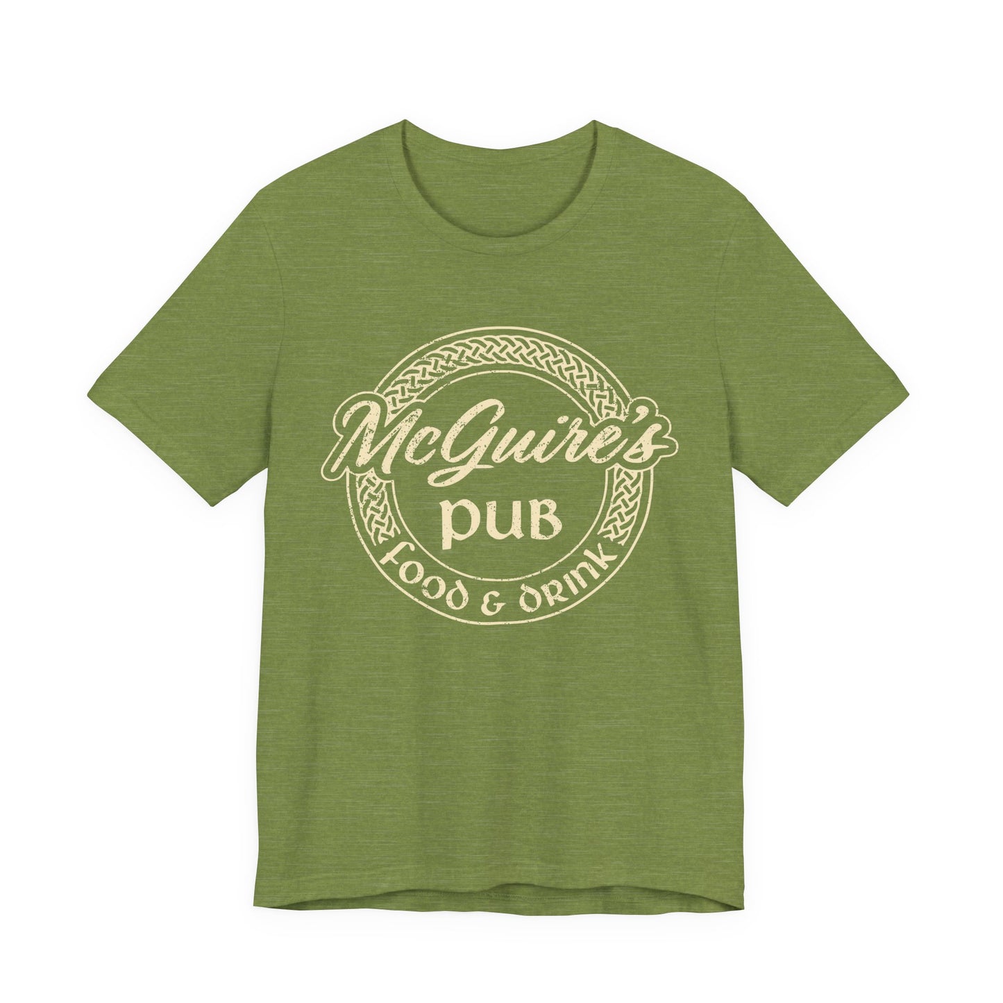 Men's Unisex Logo Pub Ringer Tee —McGuire's Logo