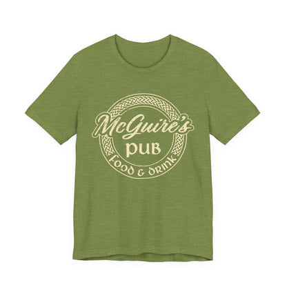 Men's Unisex Logo Pub Ringer Tee —McGuire's Logo