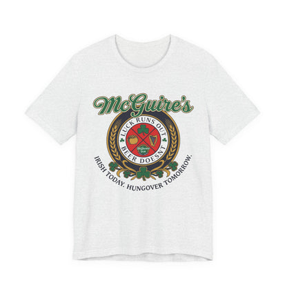Men's Unisex McGuire's Vintage Shamrock Softstyle Tee T-Shirt