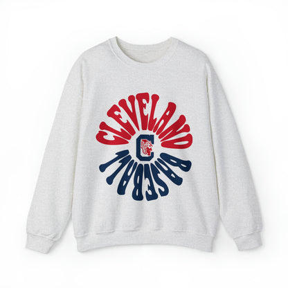 Retro Cleveland Baseball Crewneck - Cle Sweatshirt Baseball Gear - Vintage MLB Apparel
