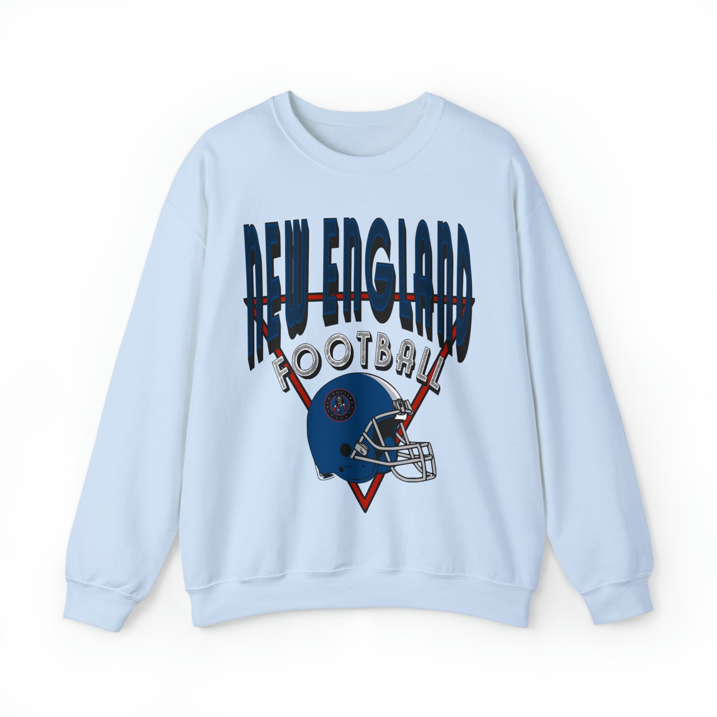 Vintage New England Patriots Sweatshirt - Vintage Style Football Crewneck - Men's & Women's Football Apparel