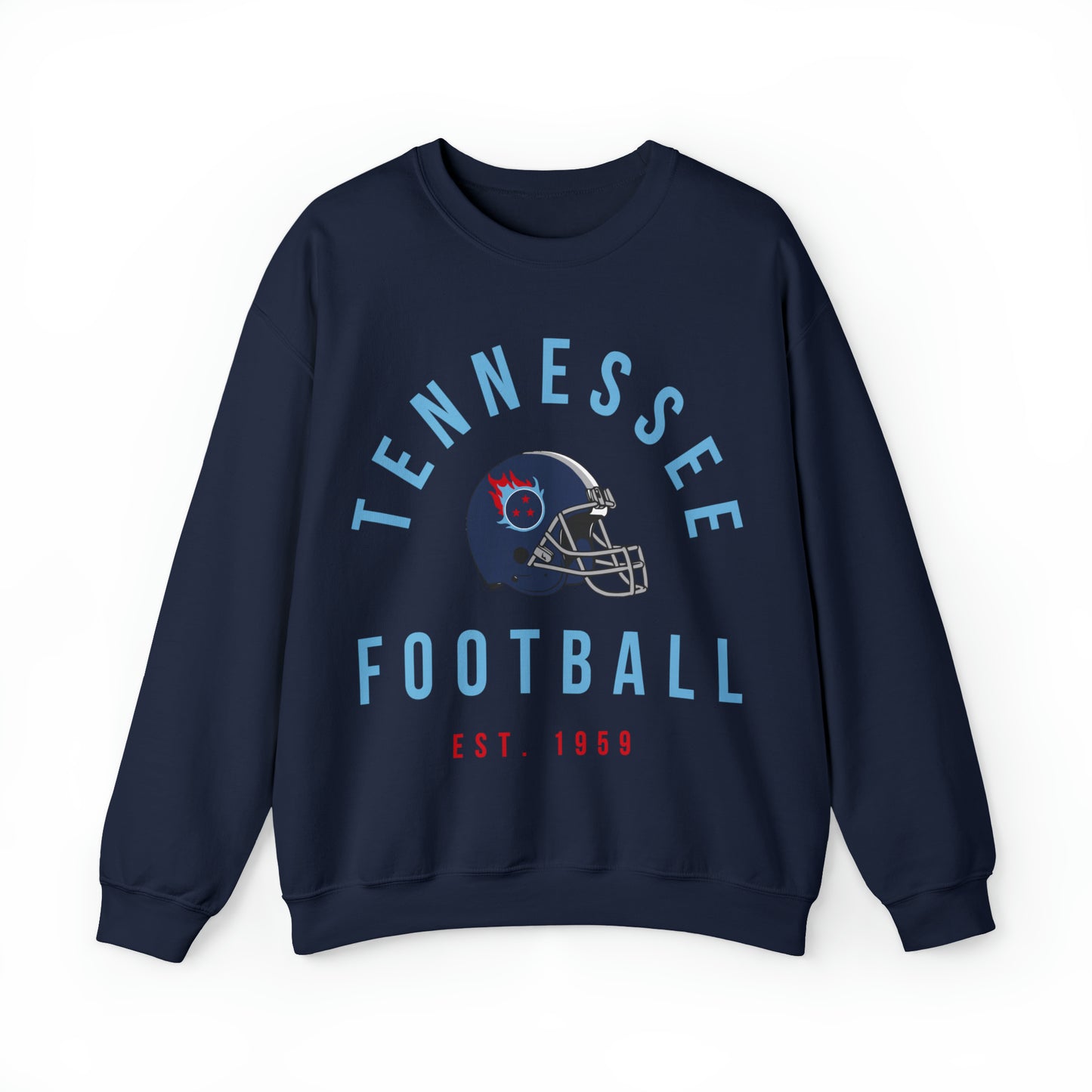Vintage Tennessee Titans Crewneck Sweatshirt - Vintage Men's & Women's Oversized Unisex Football Apparel - Design 4