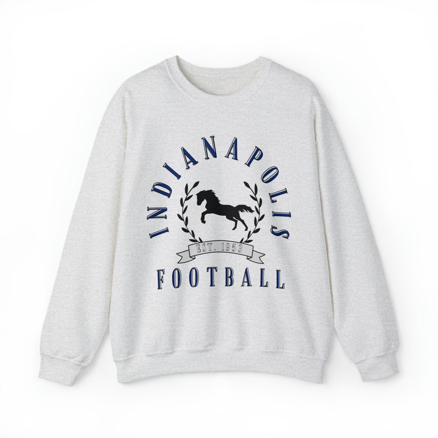 Vintage Indianapolis Colts Crewneck Sweatshirt - Retro Style Football Apparel - Men's & Women's Unisex Sizing