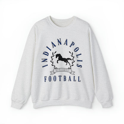 Vintage Indianapolis Colts Crewneck Sweatshirt - Retro Style Football Apparel - Men's & Women's Unisex Sizing