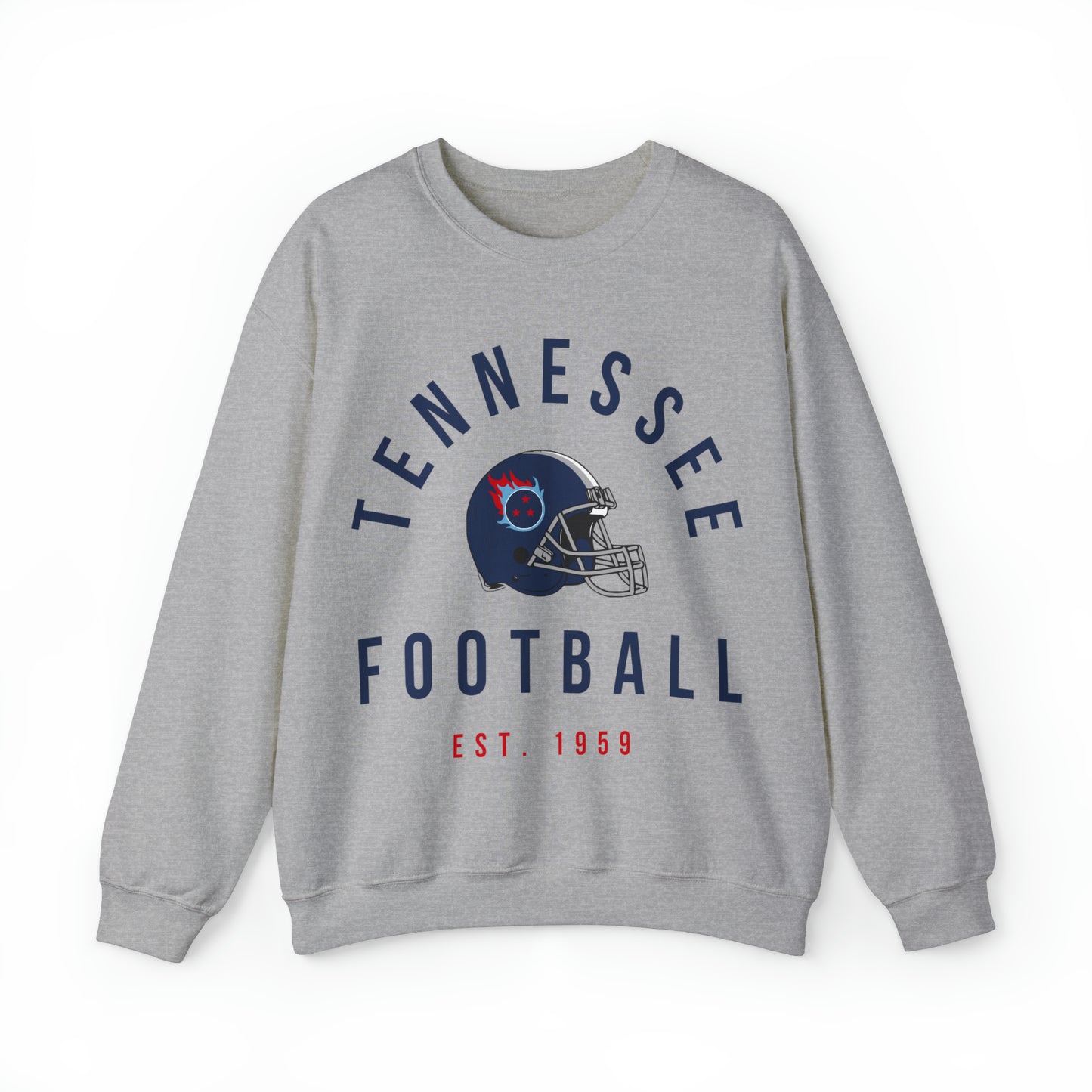 Vintage Tennessee Titans Crewneck Sweatshirt - Vintage Men's & Women's Oversized Unisex Football Apparel - Design 4
