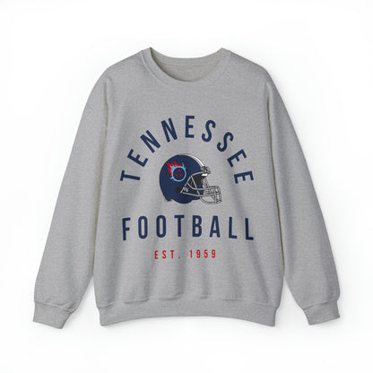 Vintage Tennessee Titans Crewneck Sweatshirt - Vintage Men's & Women's Oversized Unisex Football Apparel - Design 4