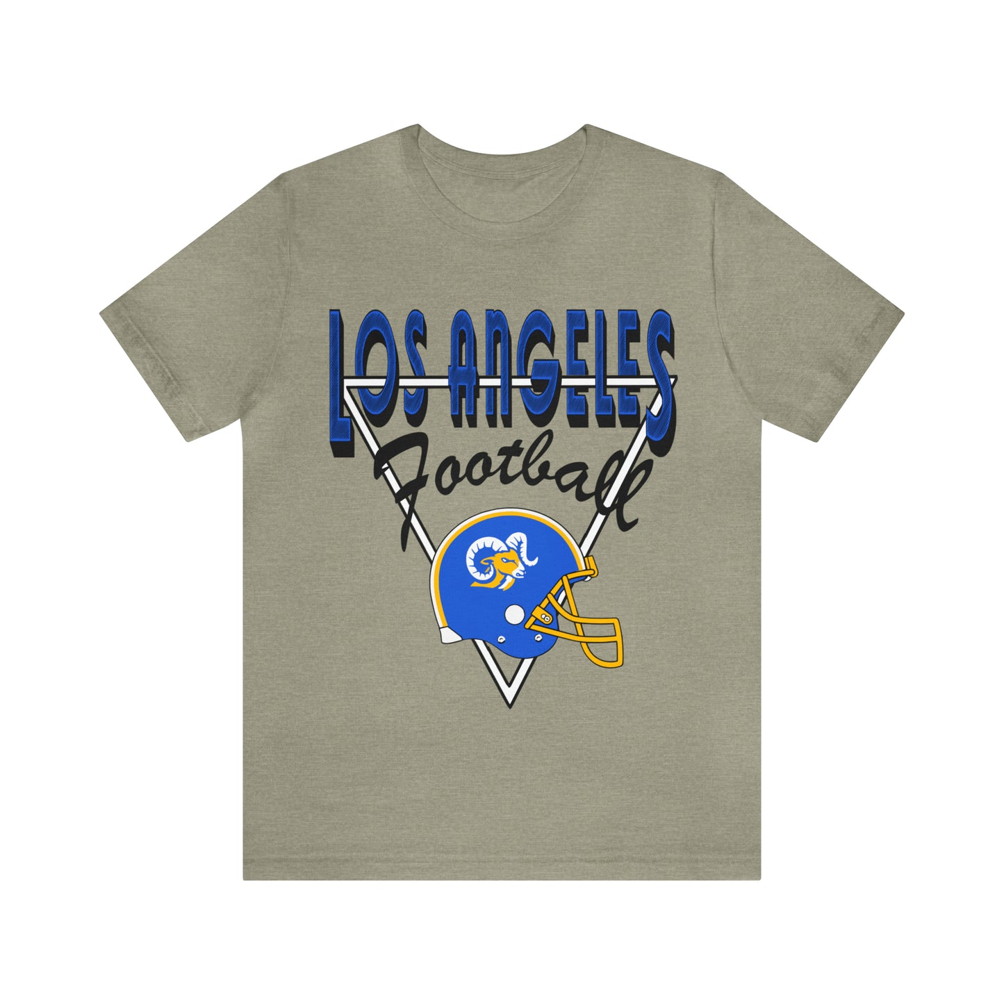 Throwback Los Angeles Rams Tee - Retro California Football T-Shirt Apparel - Men's & Women's Unisex Sizing - Design 3