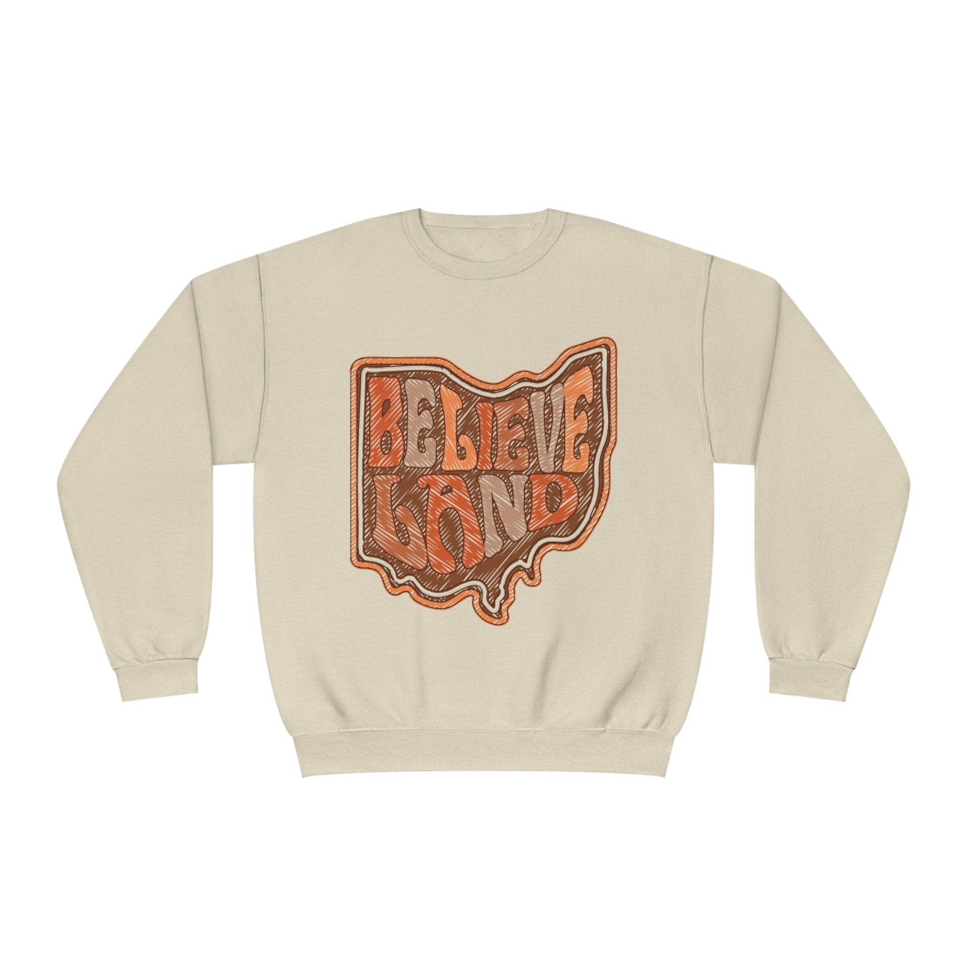  Cleveland Browns Crewneck Sweatshirt - Browns Believeland NFL Football Hoodie - Men's Women's Oversized Tee - Design 6