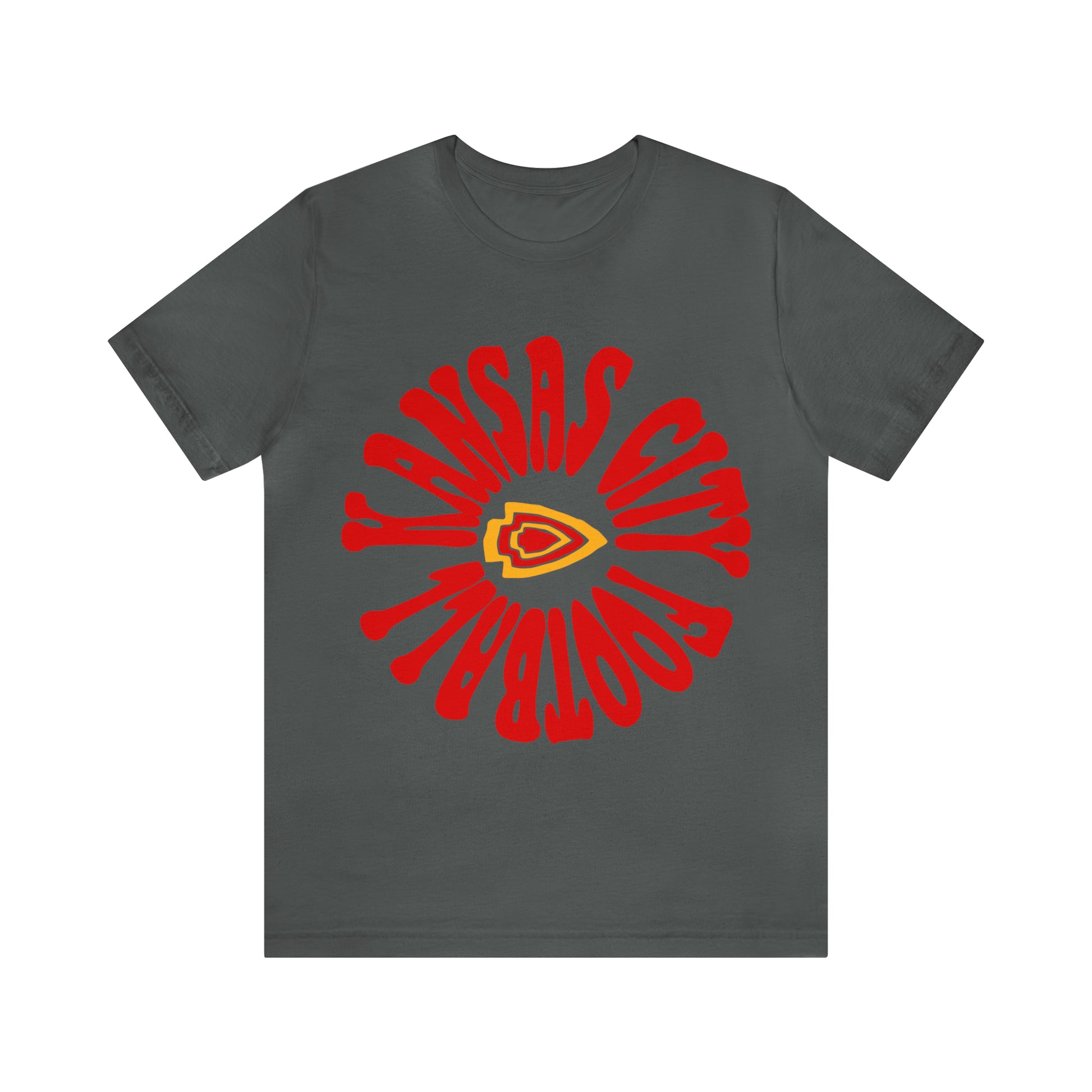 Vintage Kansas City Chiefs T-Shirt - NFL Football Short Sleeve Tee - Travis Kelce & Patrick Mahomes Oversized T-Shirt - Design 2