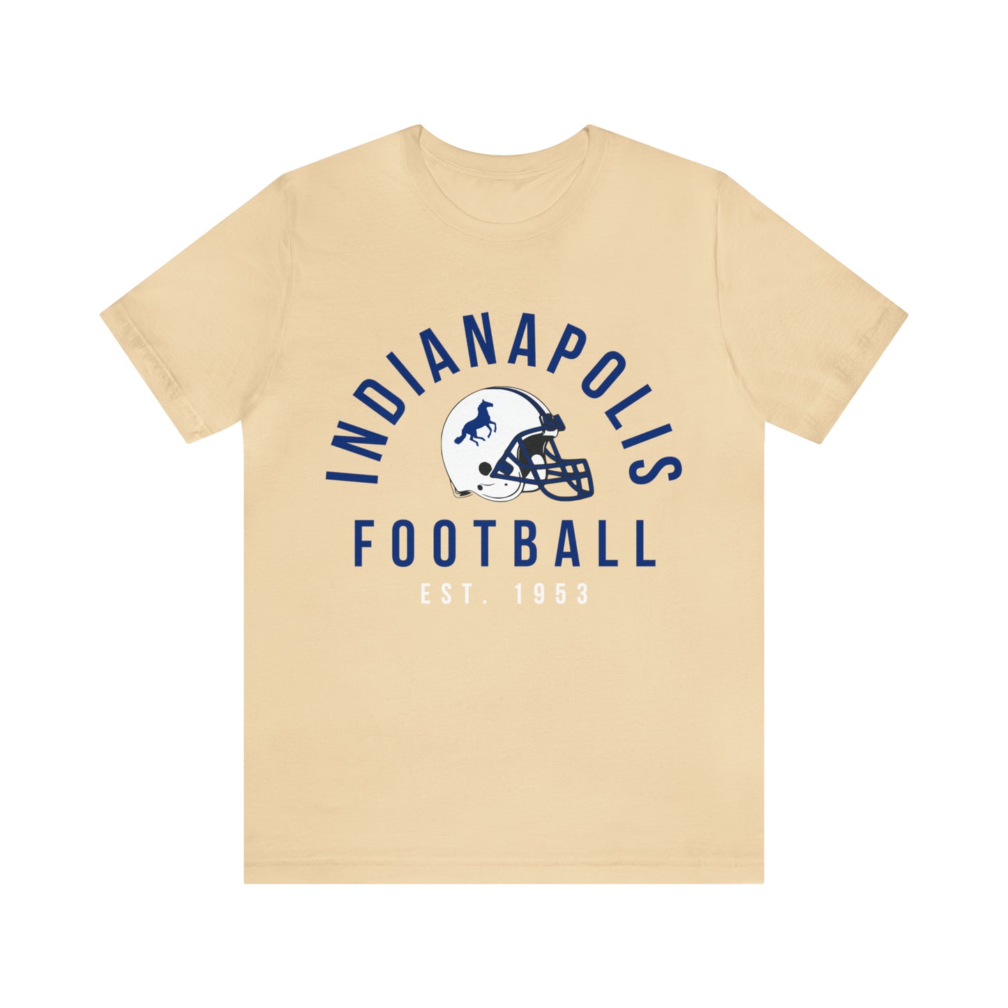 Vintage Indianapolis Colts Short Sleeve T-Shirt - Retro Style Football Tee - Men's & Women's - Design 2