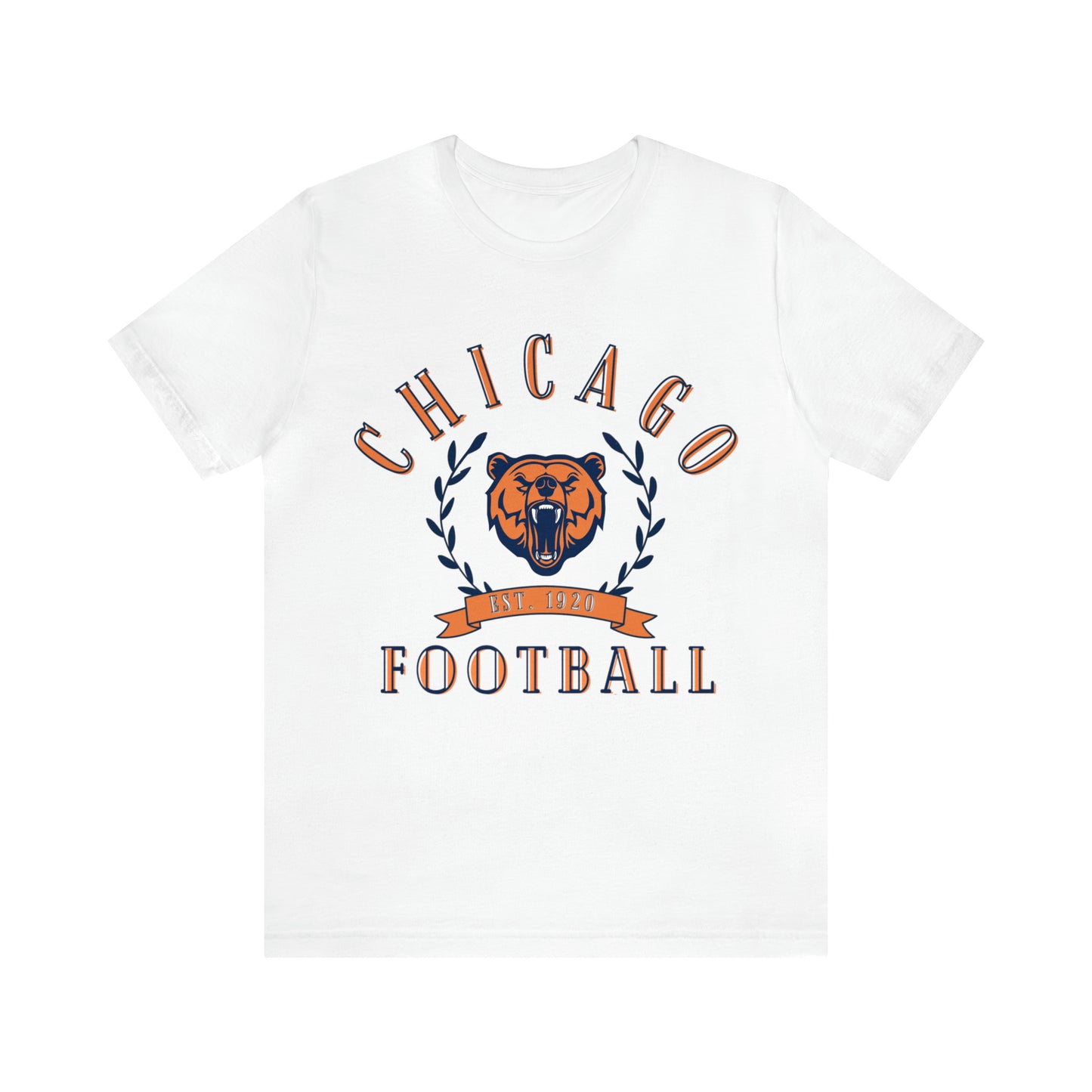 Vintage Chicago Bears Short Sleeve T-Shirt - Throwback NFL Football Men's & Women's Oversized Tee - Design 3