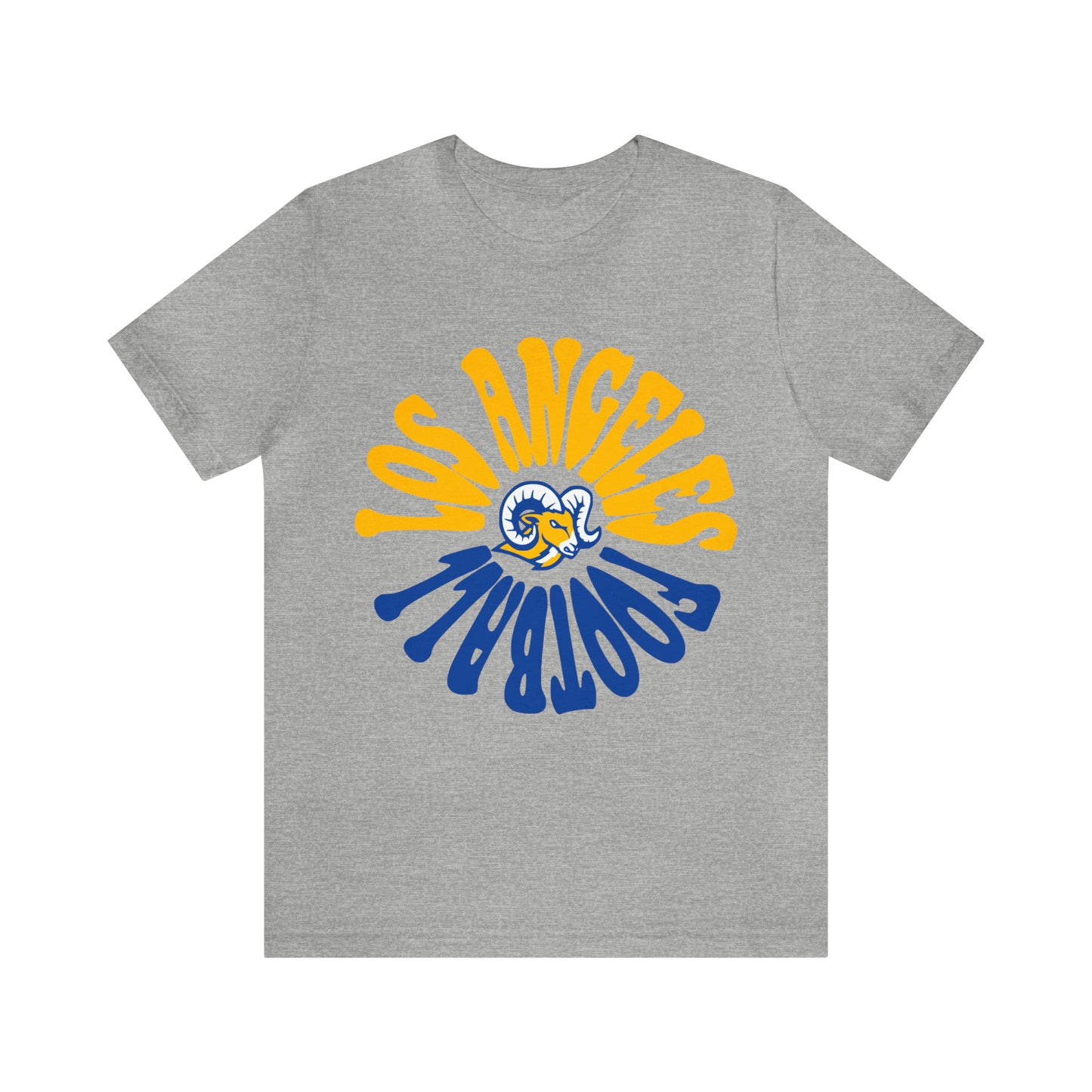 Vintage Los Angeles Rams Tee - Retro California Football T-Shirt Apparel - Men's & Women's Unisex Sizing - Design 2