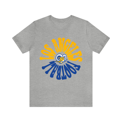 Vintage Los Angeles Rams Tee - Retro California Football T-Shirt Apparel - Men's & Women's Unisex Sizing - Design 2