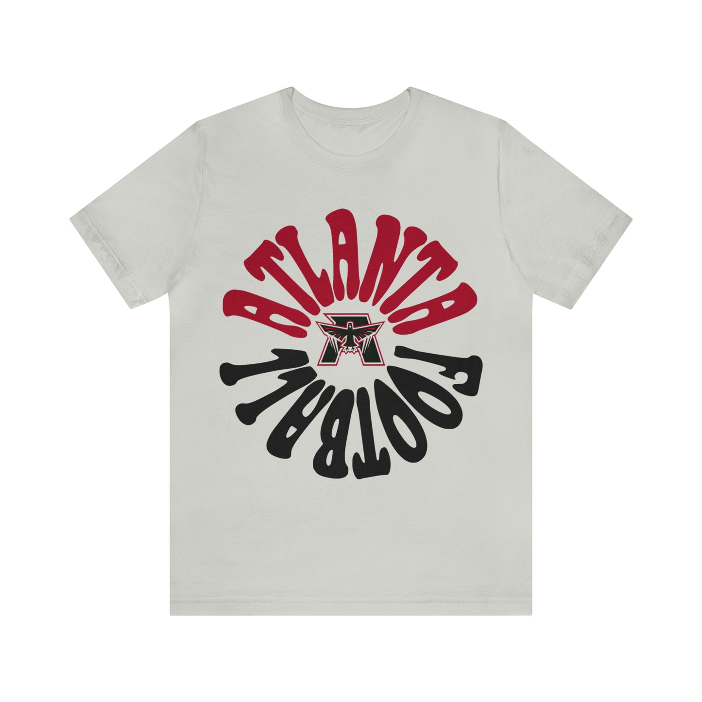 Hippy Retro Atlanta Falcons Short Sleeve T-Shirt - Vintage Unisex Football Tee - Men's & Women's - Design 2