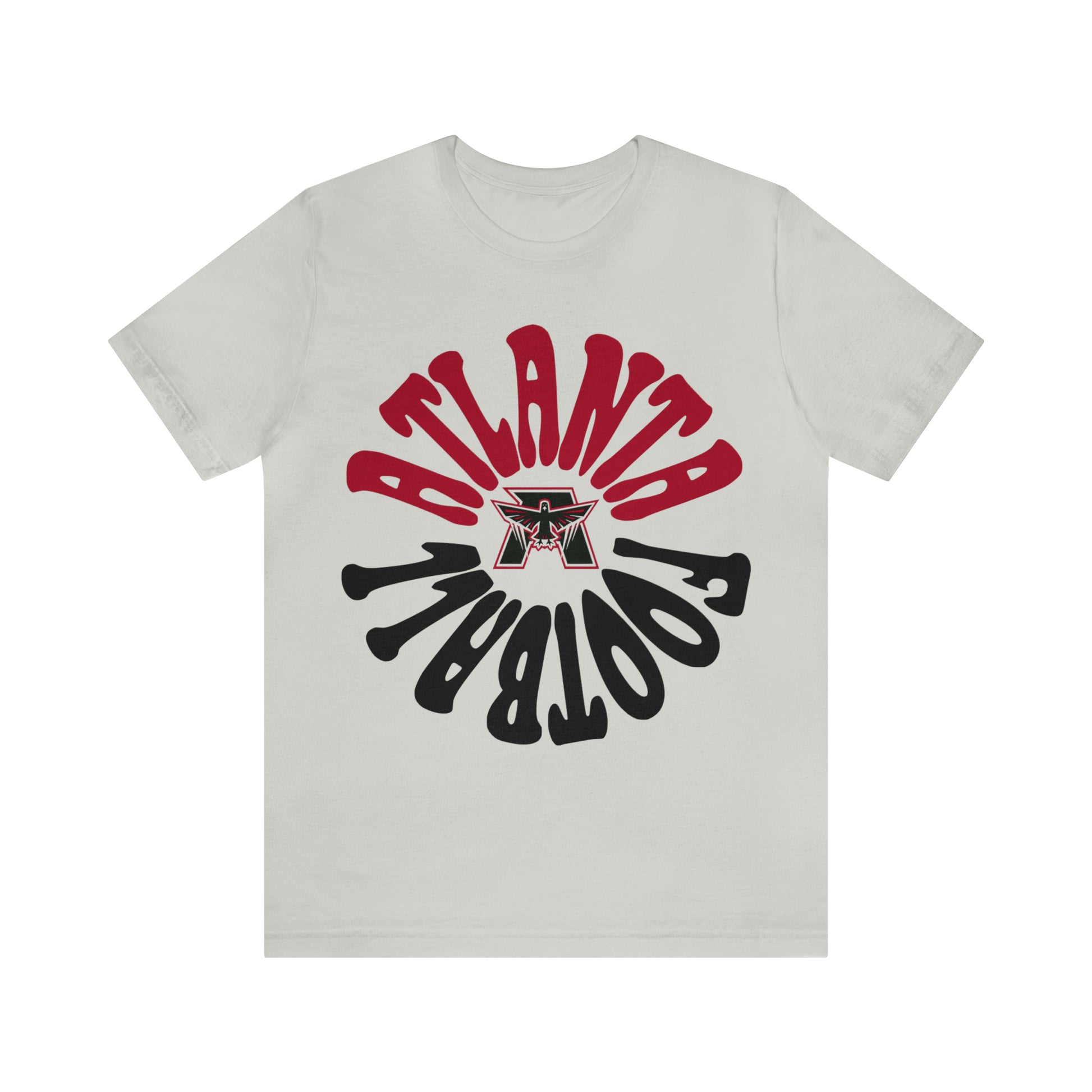Hippy Retro Atlanta Falcons Short Sleeve T-Shirt - Vintage Unisex Football Tee - Men's & Women's - Design 2