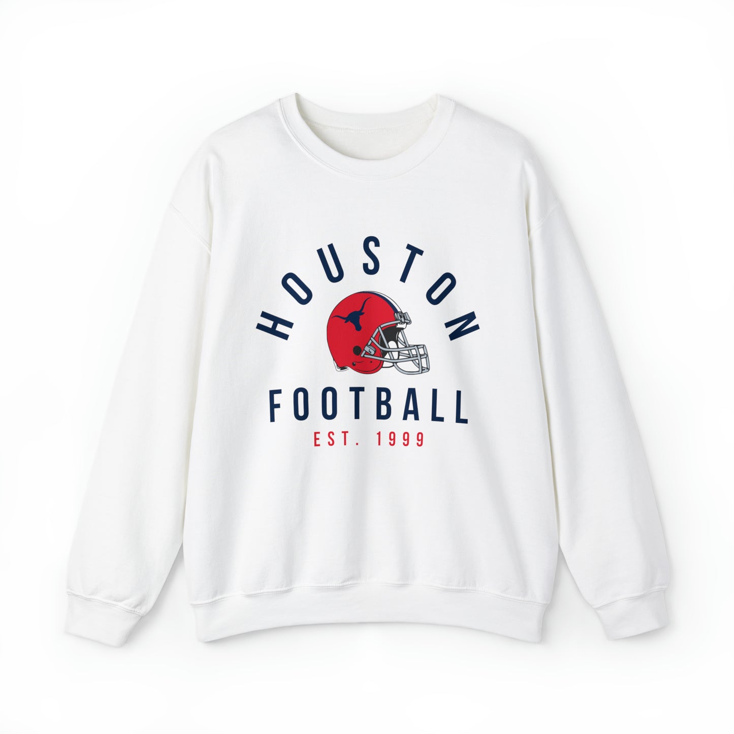 Vintage Houston Texans Crewneck - Vintage Style Football Sweatshirt - Men's Women's Unisex Apparel - Design 1
