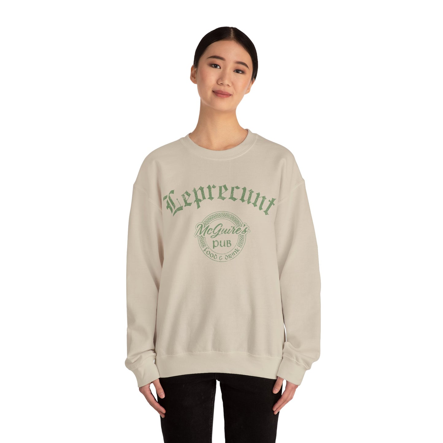McGuire's Pub Sweatshirt — Leprecunt Irish Pub St. Patrick's Day Crewneck