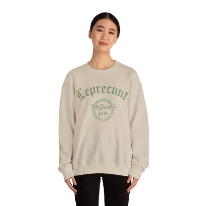 McGuire's Pub Sweatshirt — Leprecunt Irish Pub St. Patrick's Day Crewneck