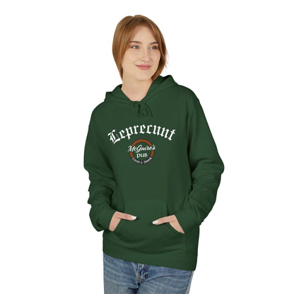 Men's Unisex St. Patrick's Green Hoodie — Funny Irish Counting Shamrock Design - Leprecunt