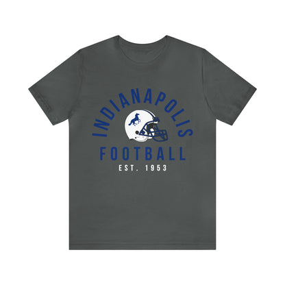 Vintage Indianapolis Colts Short Sleeve T-Shirt - Retro Style Football Tee - Men's & Women's - Design 2