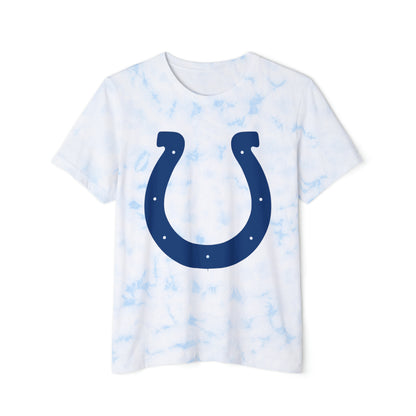 Tie Dye Vintage Indianapolis Colts Short Sleeve T-Shirt - Retro Style Football Tee - Men's & Women's - Design 3