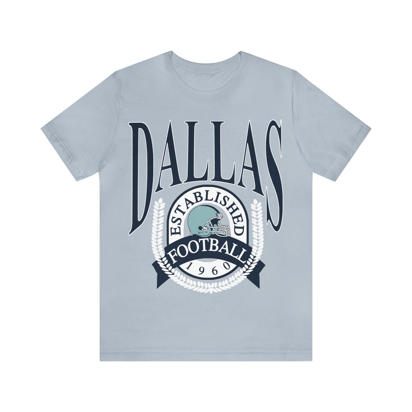 Throwback Dallas Cowboys Football Tee - Vintage Football T-Shirt - Short Sleeve Oversized Men's & Women's Unisex Apparel - Design 1