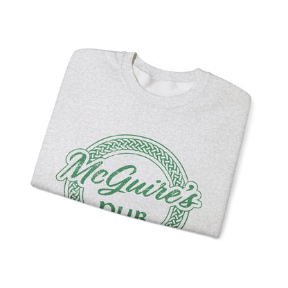 McGuire's Pub Logo Sweatshirt — Irish Pub St. Patrick's Day Crewneck