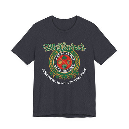 Men's Unisex McGuire's Vintage Shamrock Softstyle Tee T-Shirt