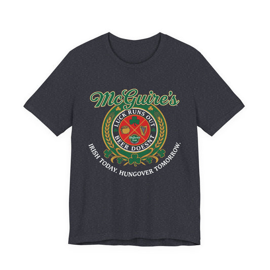 Men's Unisex McGuire's Vintage Shamrock Softstyle Tee T-Shirt