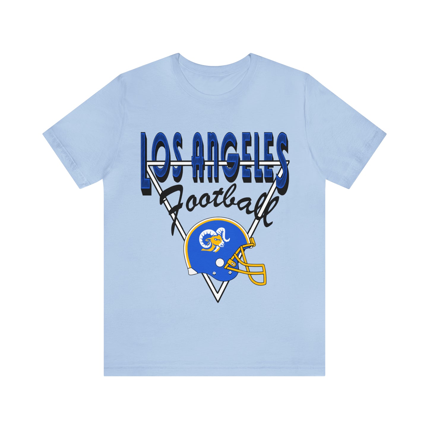 Throwback Los Angeles Rams Tee - Retro California Football T-Shirt Apparel - Men's & Women's Unisex Sizing - Design 3