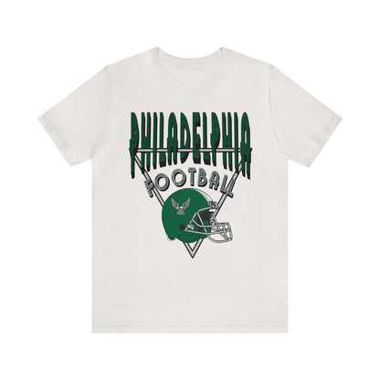 Throwback Vintage Philadelphia Eagles Tee - 90's Short Sleeve T-Shirt - NFL Football Men's & Women's Apparel - Design 3
