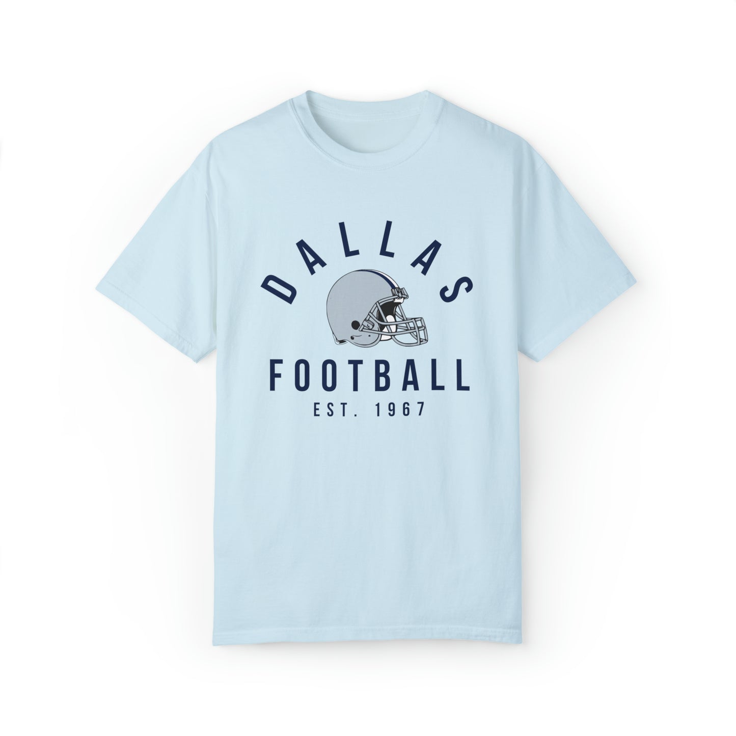 Comfort Colors Dallas Cowboys Football Tee - Short Sleeve T-Shirt Men's Women's Apparel - Design 3