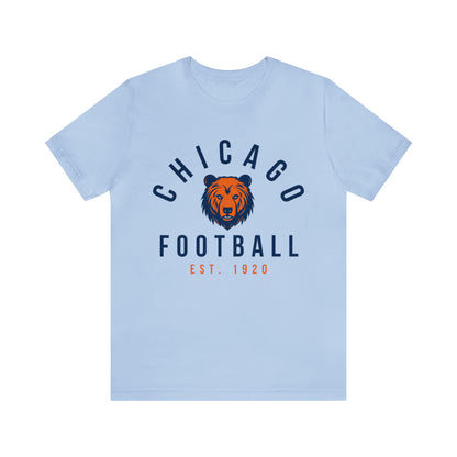 Vintage Chicago Bears Short Sleeve T-Shirt - Throwback NFL Football Men's & Women's Oversized Tee - Design 4