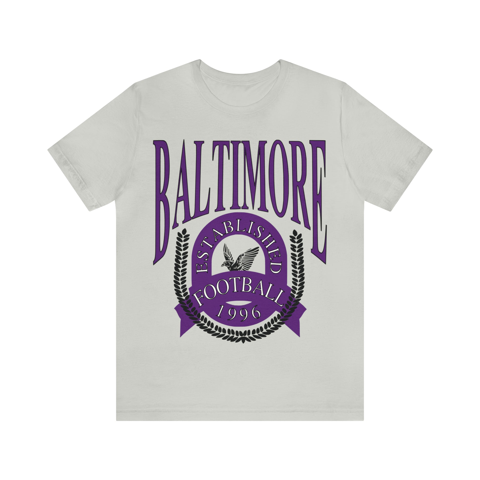 Baltimore Ravens T-Shirt Lamar Jackson, OBJ, Odell Beckham Jr, Men's, Women's, Lamar Jackson, Vintage, Retro, Short Sleeve, The Dallas Family, Etsy, The Dallas Family, Oversized, Cute, Affordable, Retro, Cheap, Soft, gray