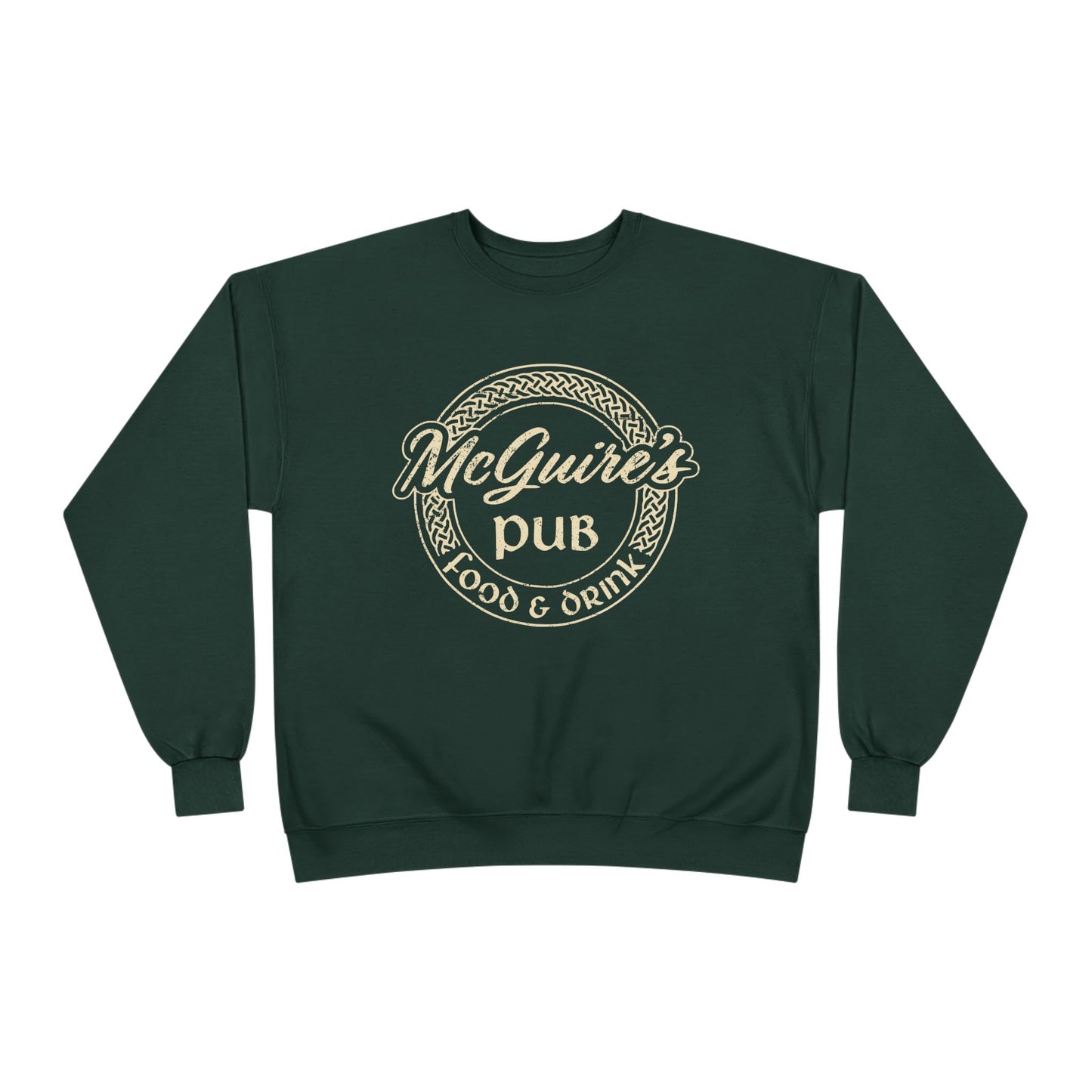 McGuire's Pub Logo Sweatshirt — Irish Pub St. Patrick's Day Crewneck