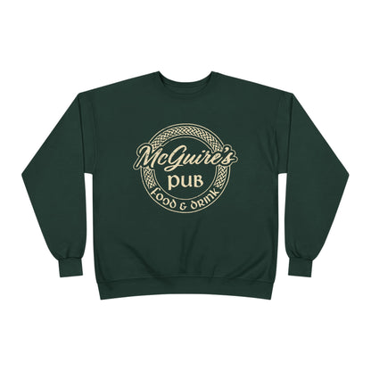 McGuire's Pub Logo Sweatshirt — Irish Pub St. Patrick's Day Crewneck