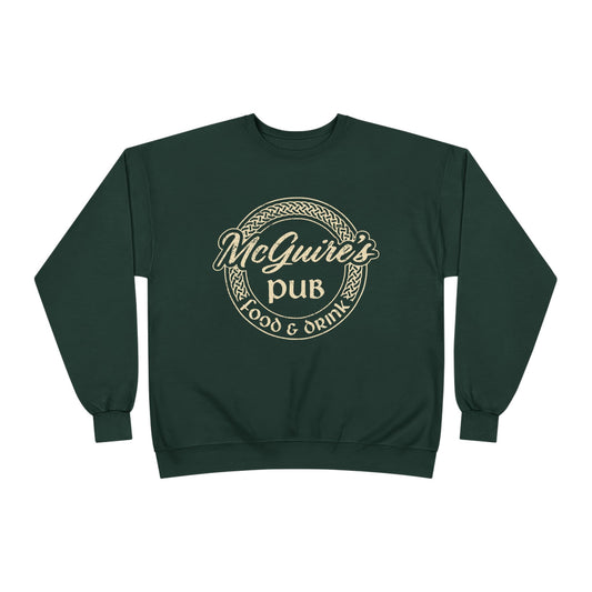 McGuire's Pub Logo Sweatshirt — Irish Pub St. Patrick's Day Crewneck